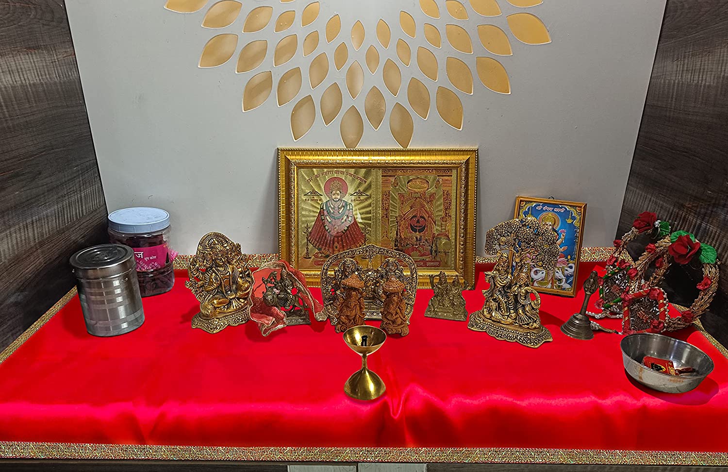 Red Pooja clothes